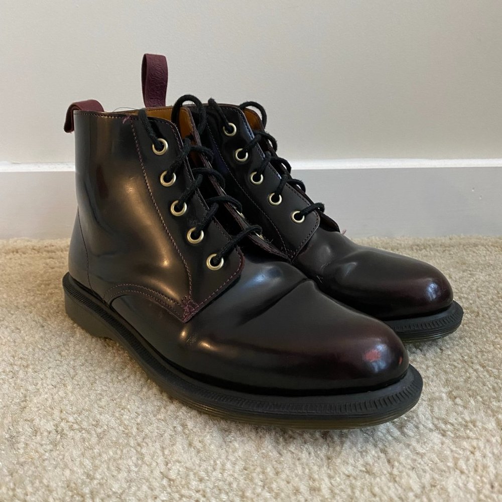 Dr Martens Oxblood Ruboff Emmaline Boots